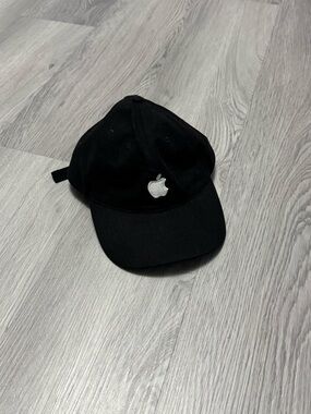 Apple Black Baseball Cap Promo Hat
